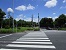 下水処理センター(西)交差点の横断歩道